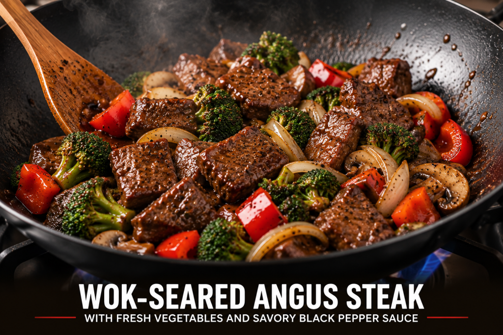 Ingredients  Cooking in Wok